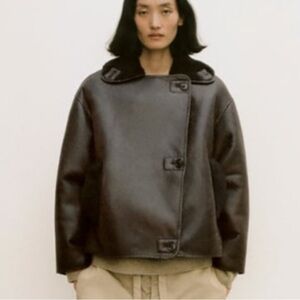 ZW COLLECTION RELAXED FIT DOUBLE-FACED JACKET